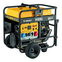Бензиновый генератор Denzel PS-180EAD-3 18 кВт, 230/400 В, 65 л, разъём ATS, переключение режима, электростартер 946994